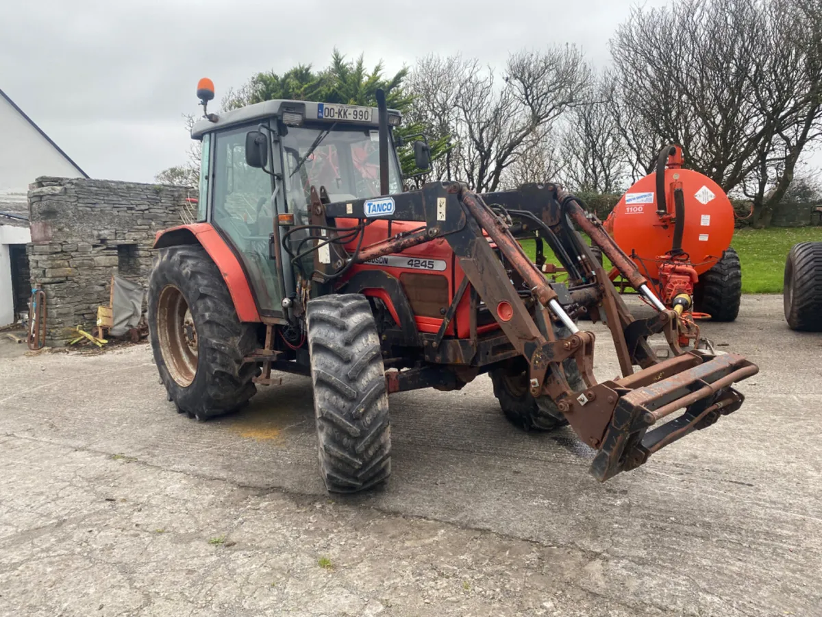 Massey 4245 with loader - Image 1