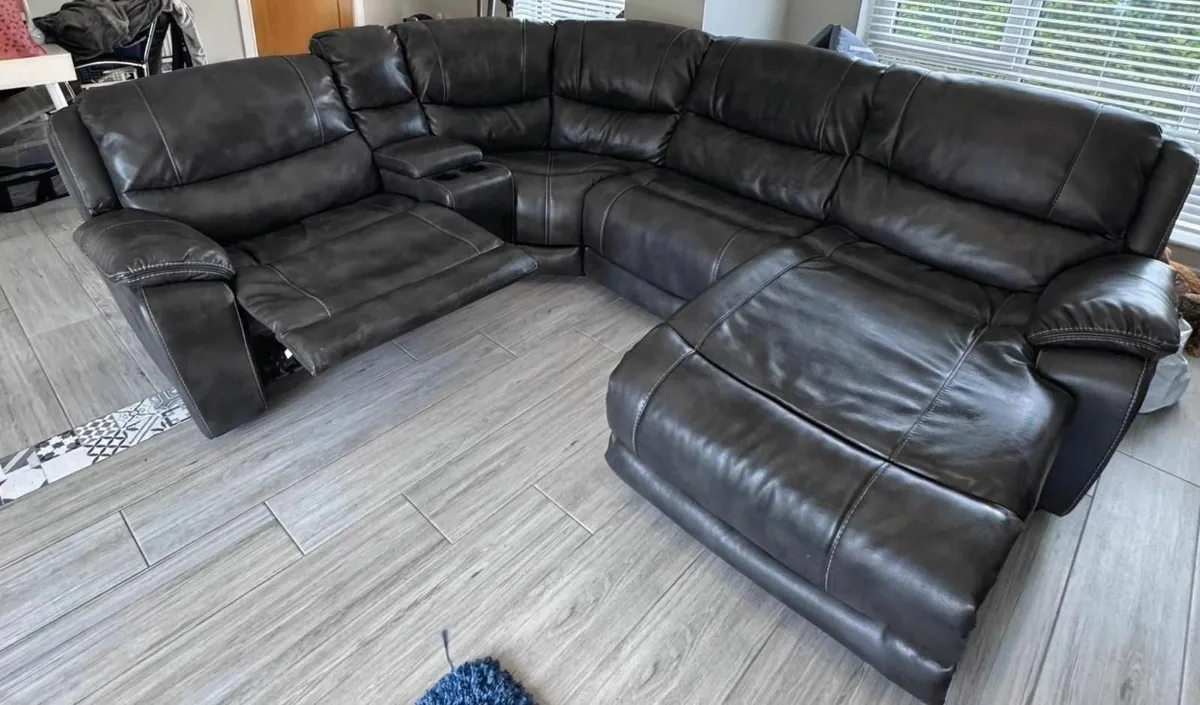 Large Corner Recliner Sofa with Storage - Image 2