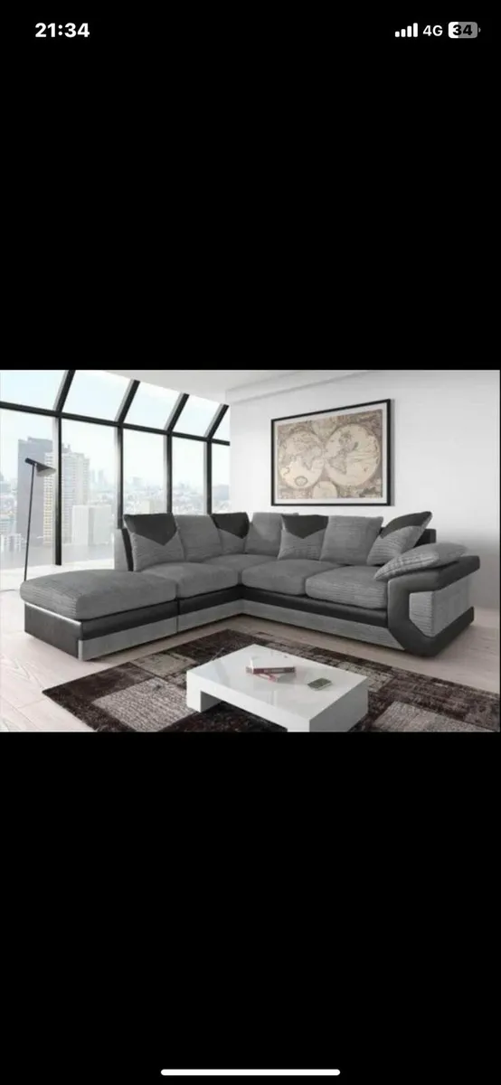 Dino fabric Corner sofa