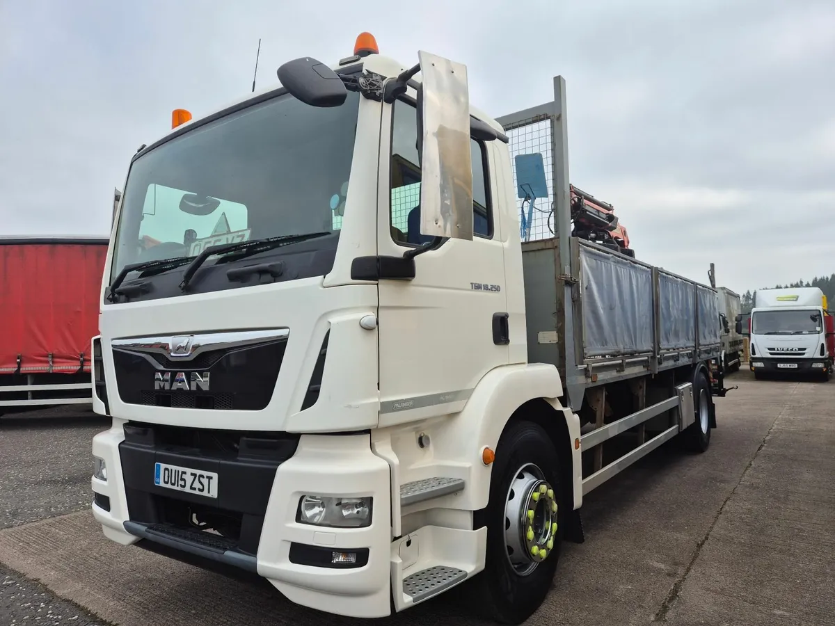 Man TGM 18.250  Dropside rear Palfinger PK12001 - Image 1