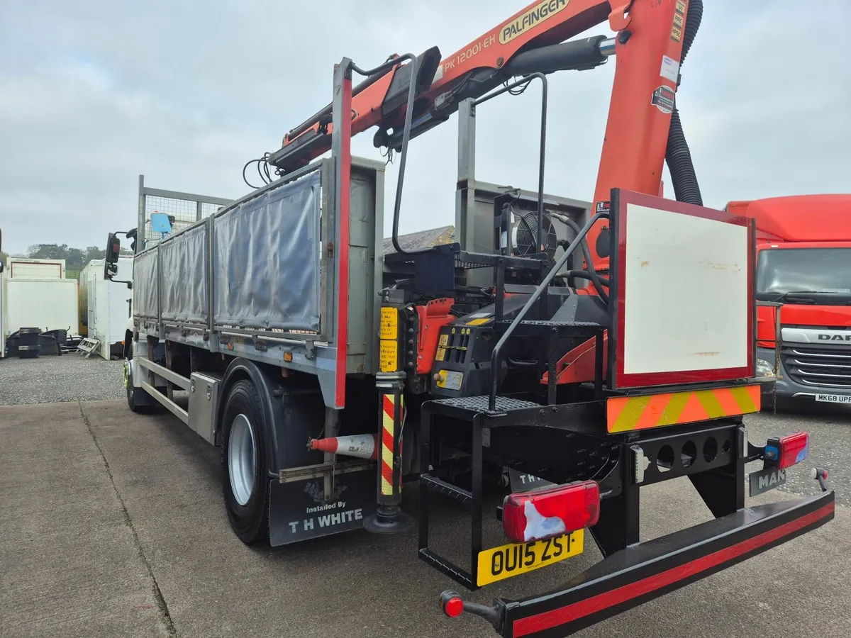 Man TGM 18.250  Dropside rear Palfinger PK12001 - Image 4