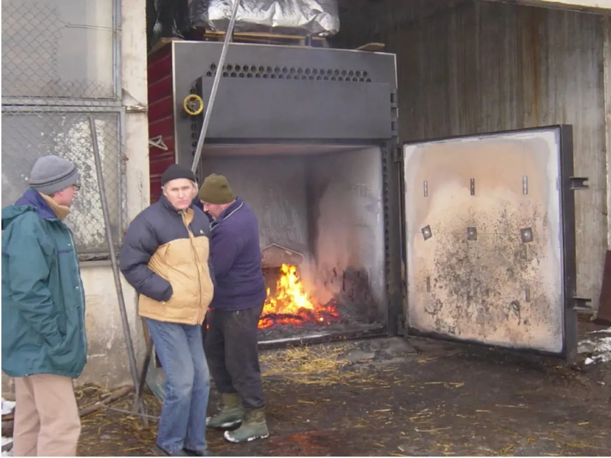 Straw Boiler Air Heater 120 degrees - Image 3