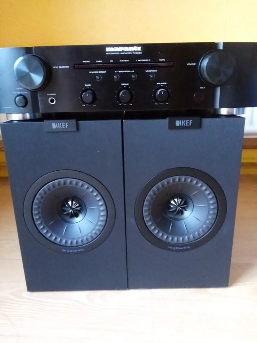 Marantz amp and KEF speakers - Image 1