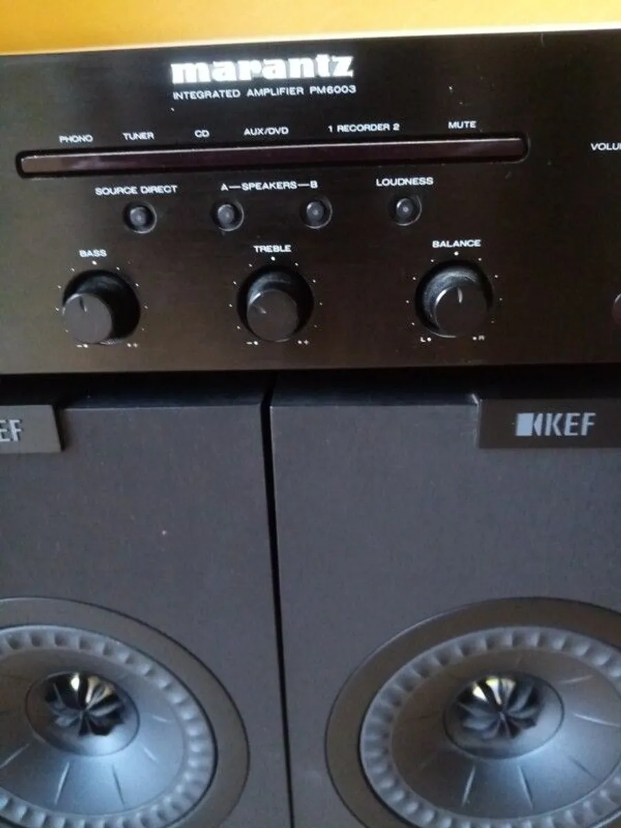 Marantz amp and KEF speakers - Image 4