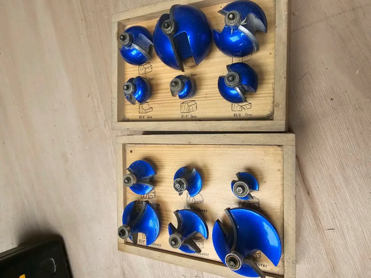 1/2" router bit set. - Image 3
