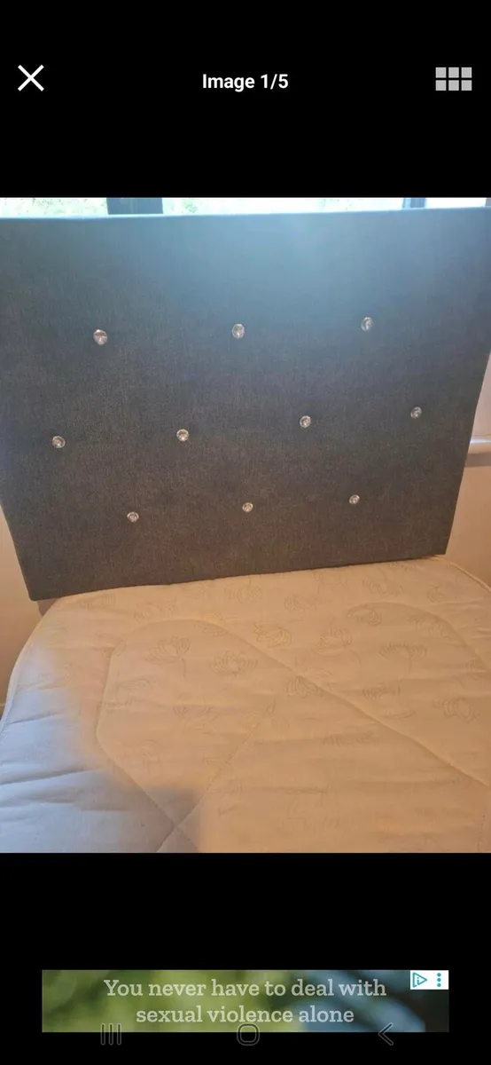 Single bed, mattress, 2 lockers 1 chest of drawers - Image 3