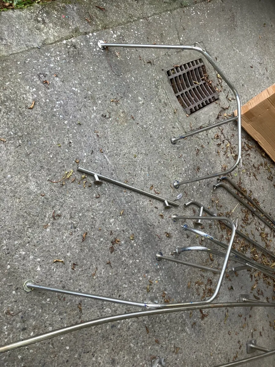 BOAT STAINLESS STEEL SUDE RAILS BOW RAILS - Image 2