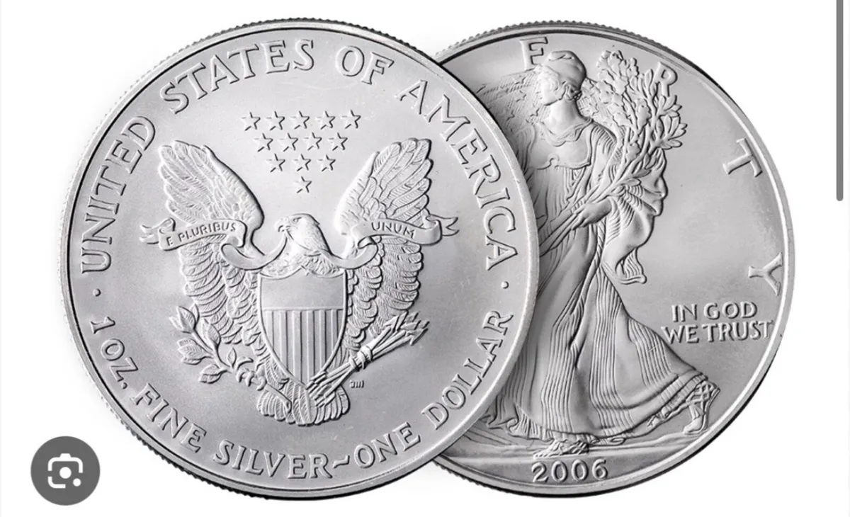 1 Oz Silver US Eagle Coin - Image 1