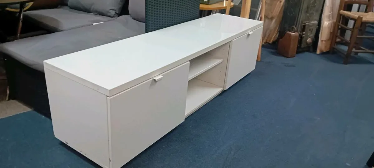 Large White T.V  Media Unit
