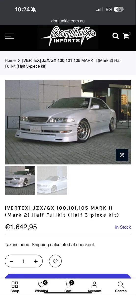 Bodykit Vertex Toyota jzx100 gx100 Mark ii - Image 2