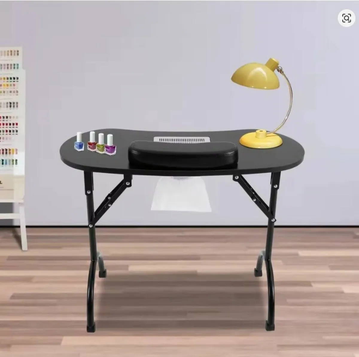 Manicure Table Portable with Built-In Nail Vacuum - Image 4