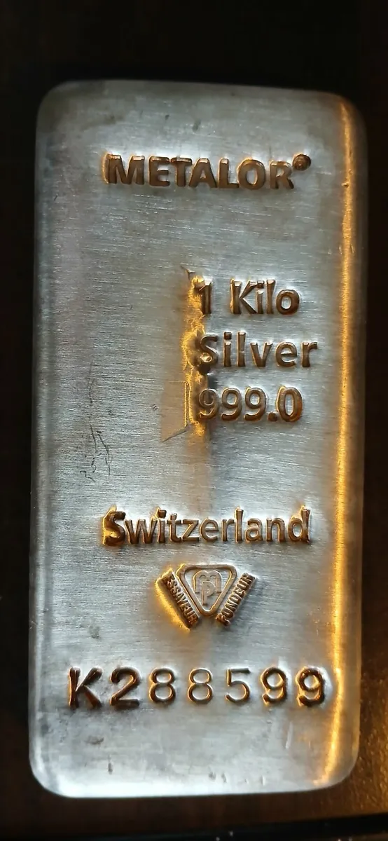 1kg Metalor Silver Bar - Image 2