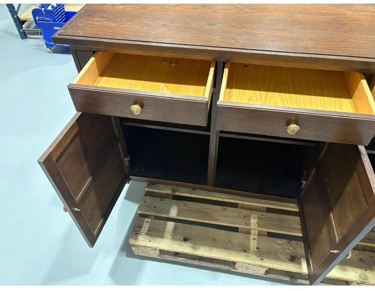 Sideboard with louvre doors heavy item - Image 4