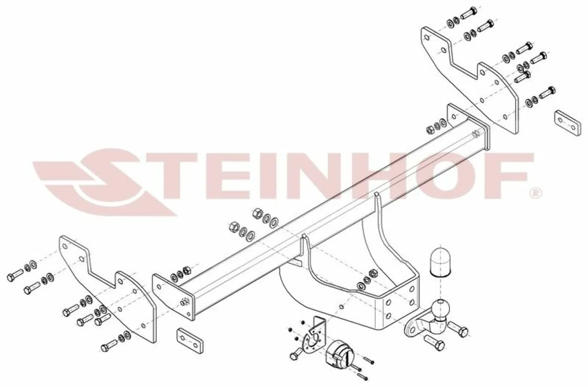TOW BAR for TOYOTA HI-LUX 2016 Onwards - Image 2