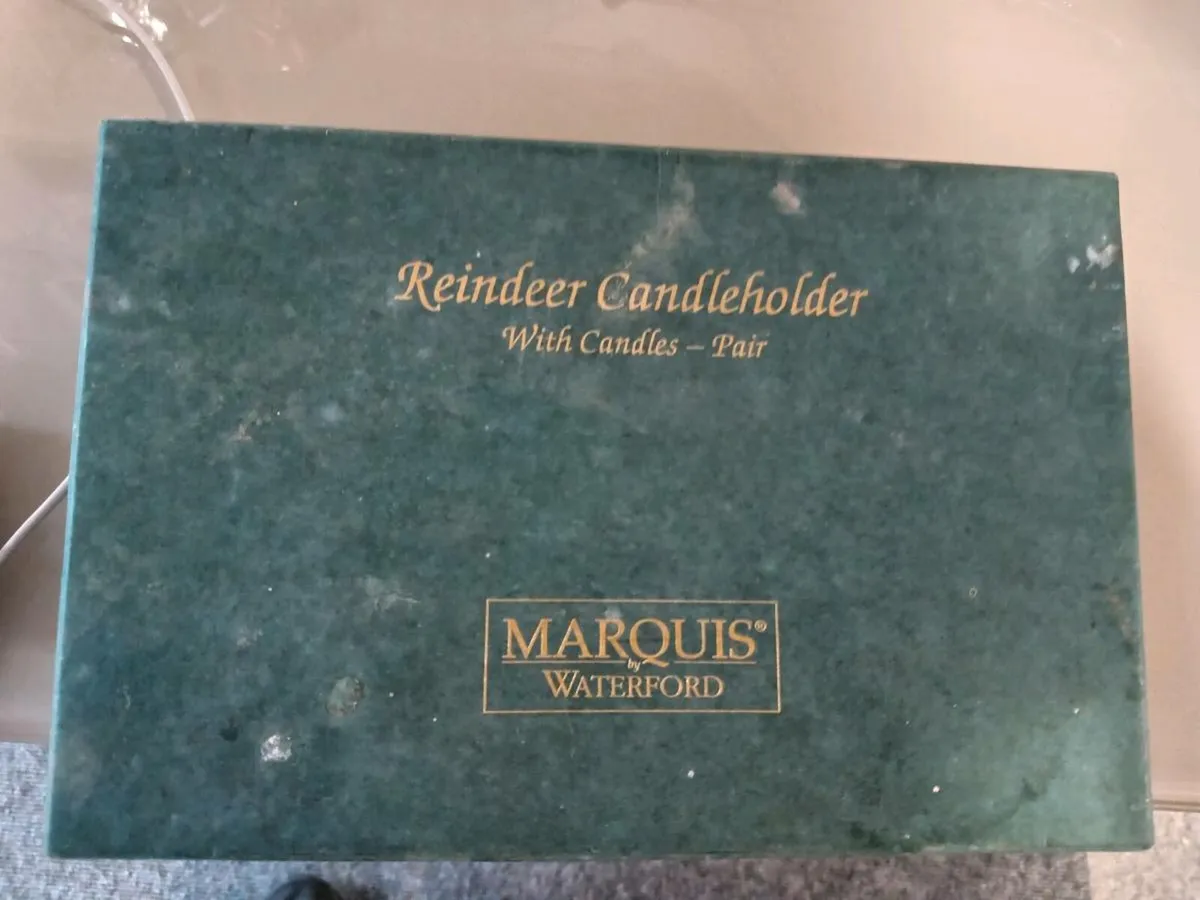 Reindeer candleholder marquis by Waterford - Image 2