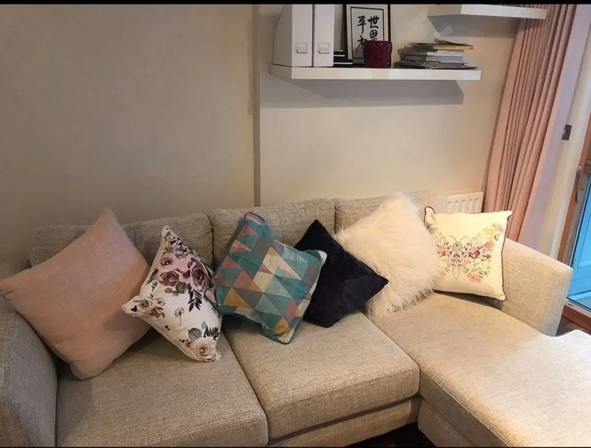 Cream 4-Seater Couch - Image 2