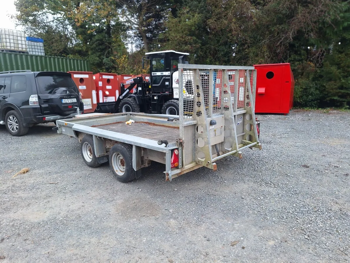 12ft Ifor Williams plant trailer - Image 2