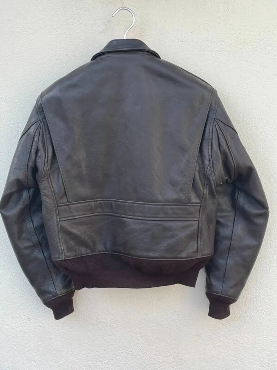 Aero Leather Jacket  USN Type ANJ-3 Size 42S - Image 2