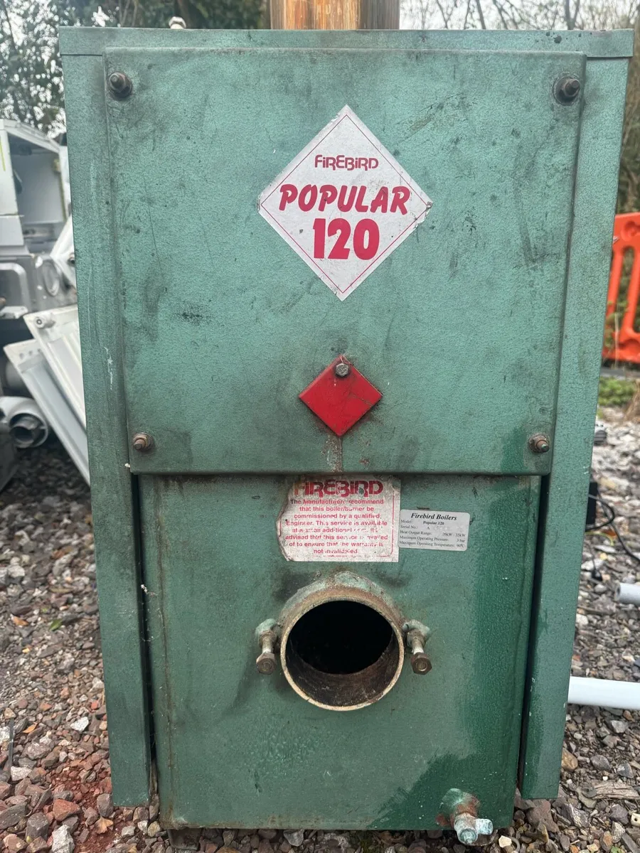 Firebird Popular 120 Oil Boiler & Vertical Flue - Image 1