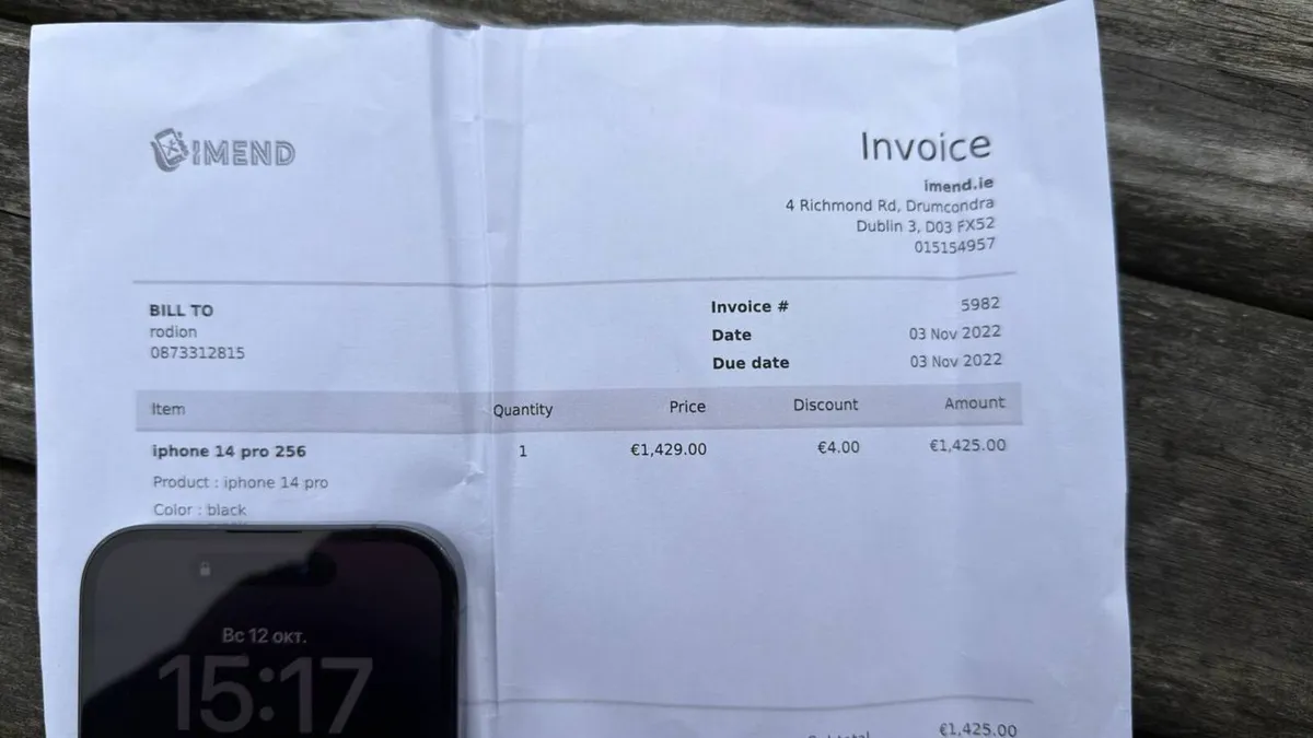 iPhone 14 Pro 256GB Space Black Selling - Image 2