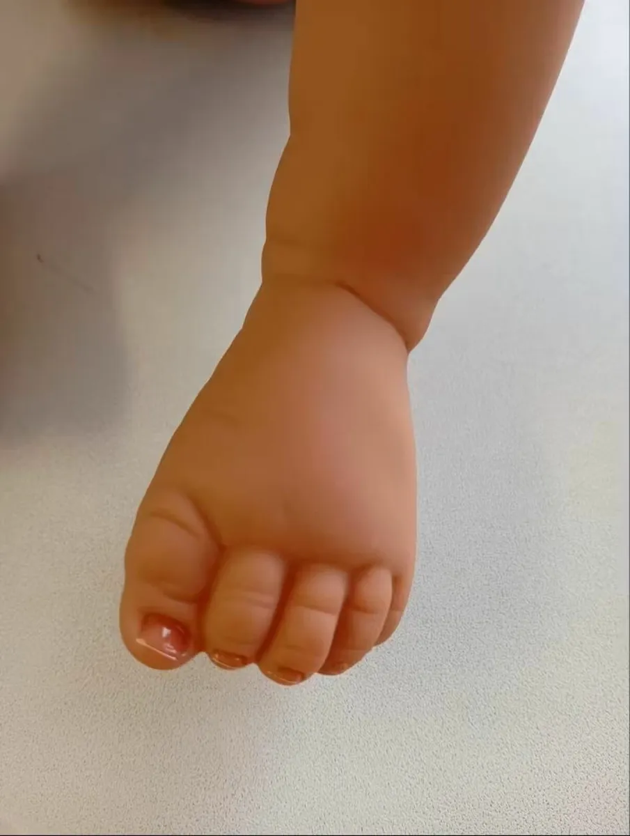 Reborn Doll Sleeping Baby Black Skin Tone - Image 3