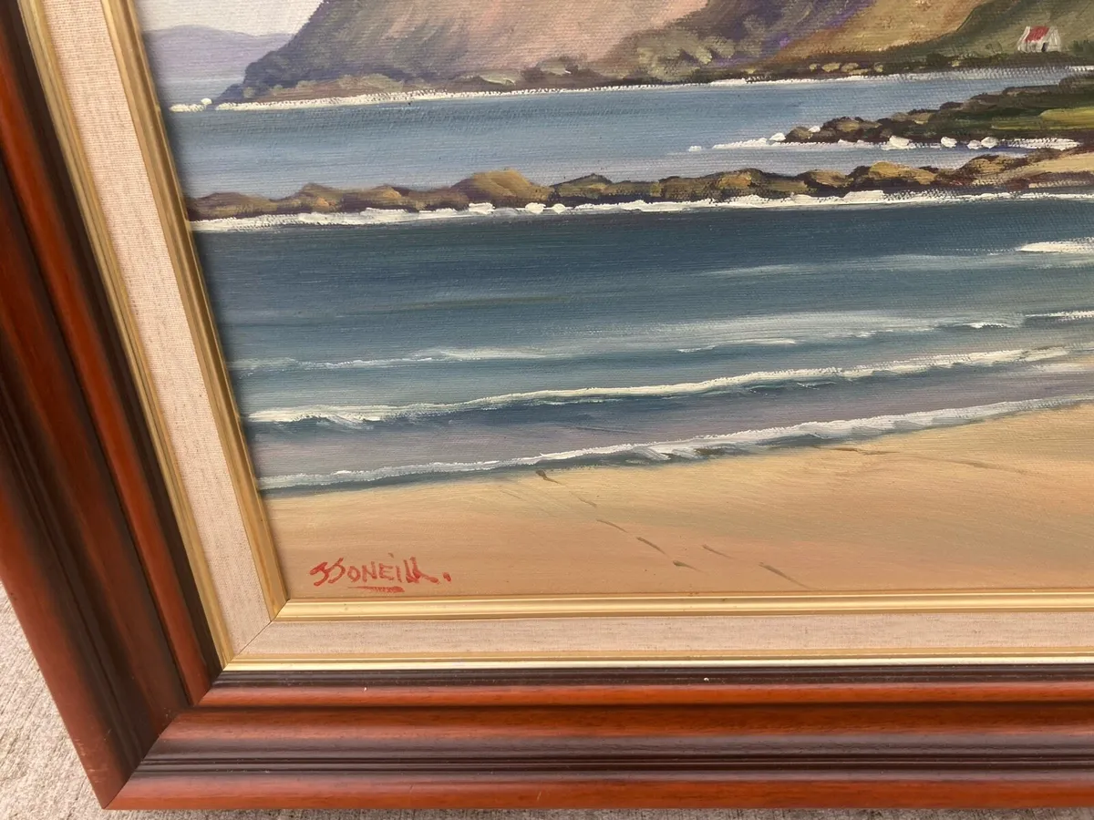 Fairhead Co Antrim oil painting by j j o Neil - Image 2
