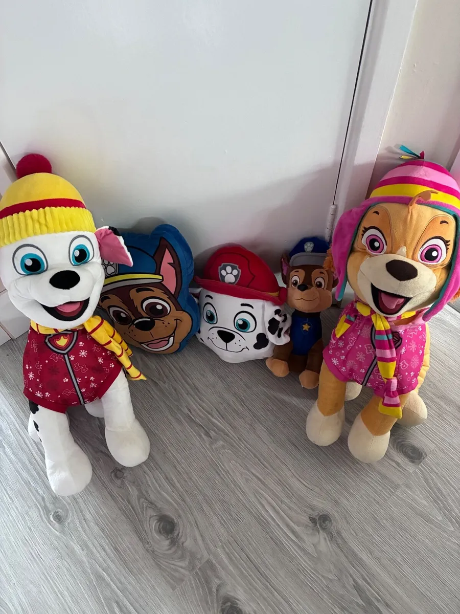 Paw patrol soft toy bundle
