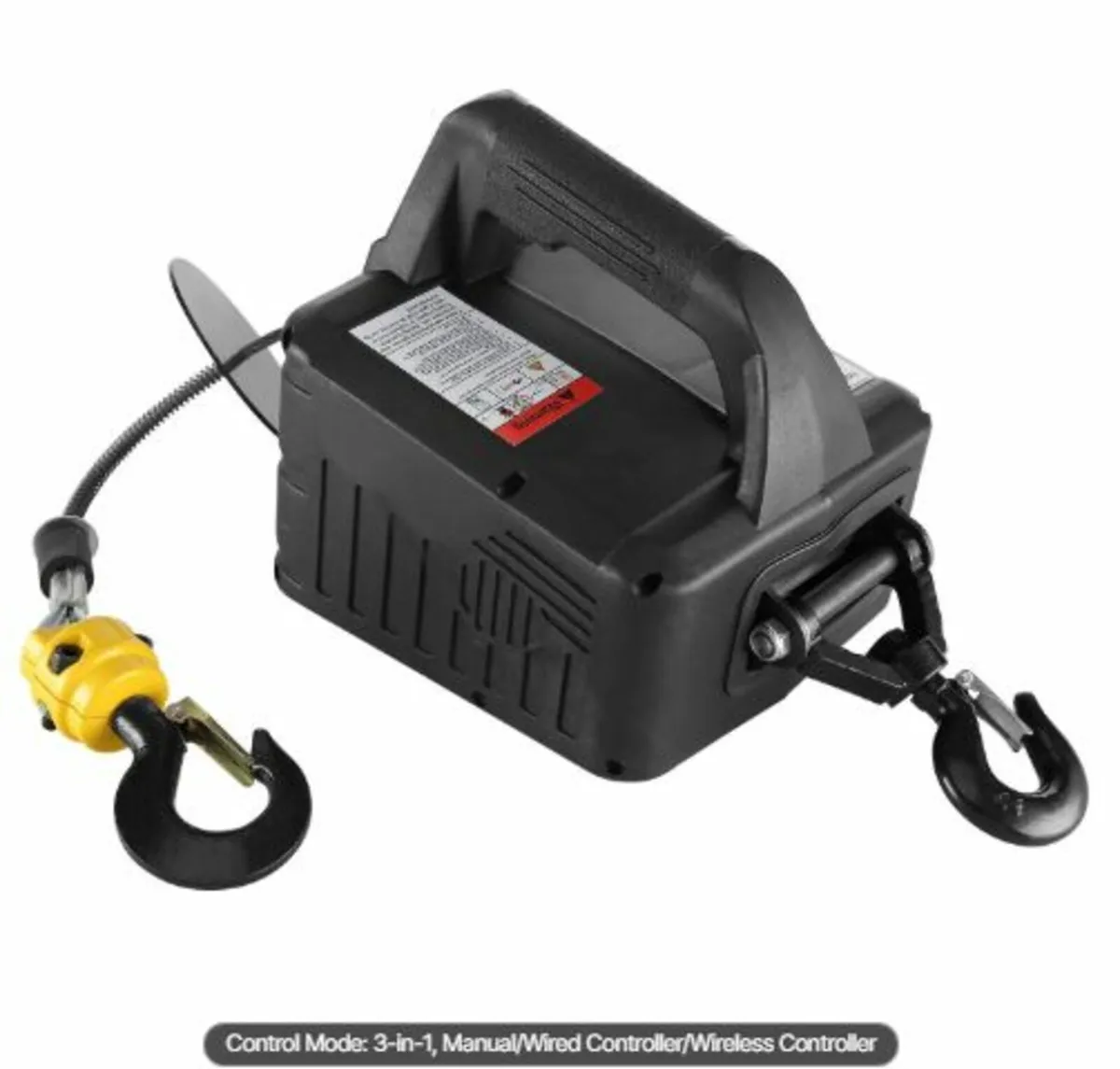 3-in-1 Portable Electric Hoist Winch 499 kg Wired - Image 4