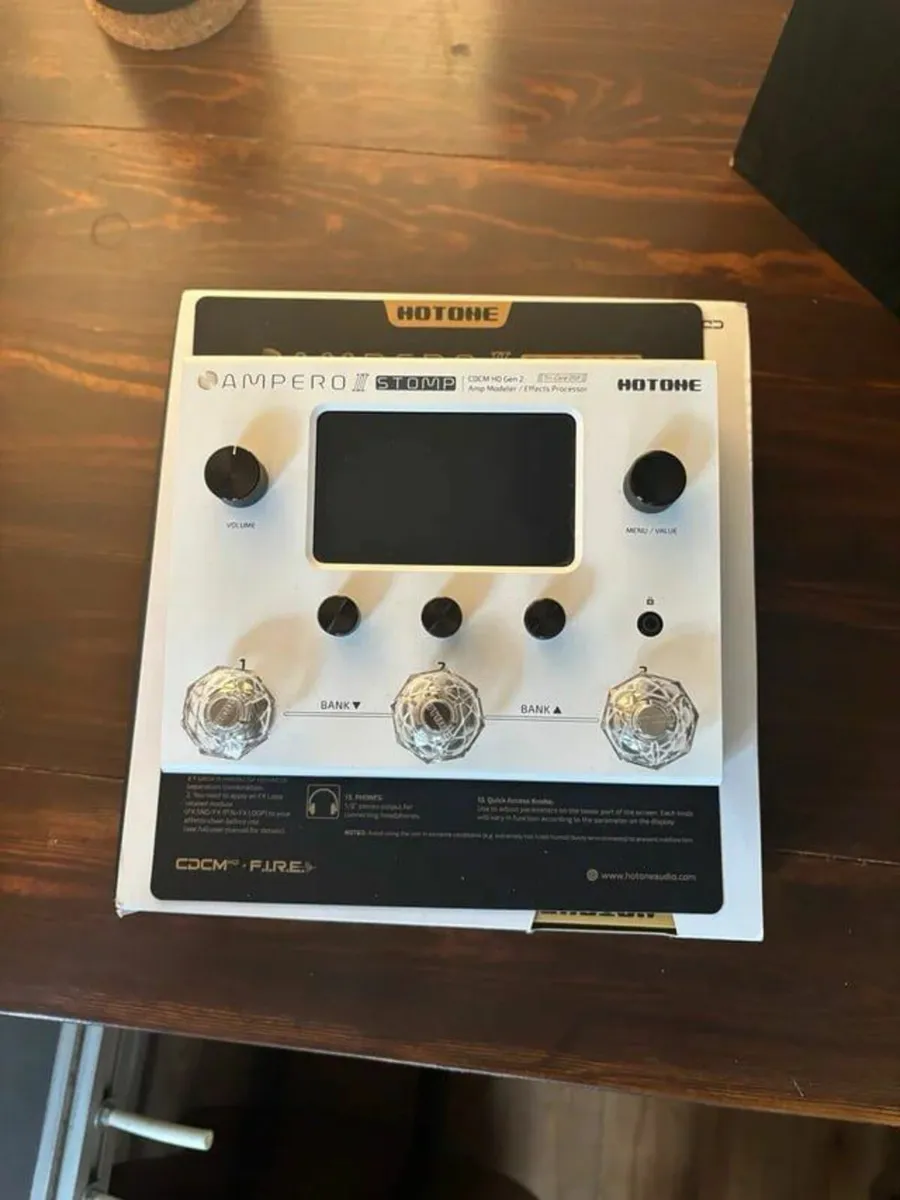 Hotone Ampero II Stomp Like New Fully Working - Image 1