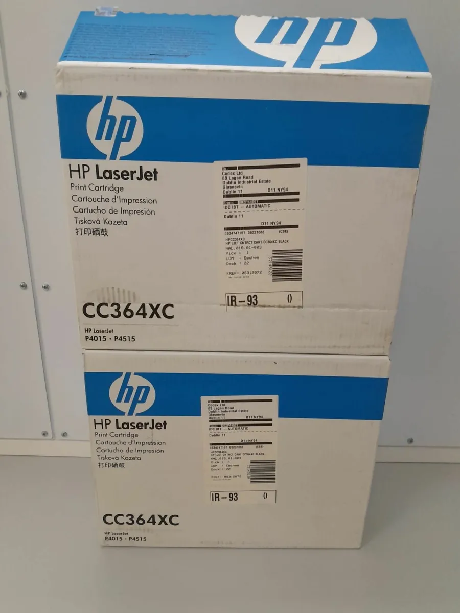 HP LaserJet Print Cartridge CC364XC x 2