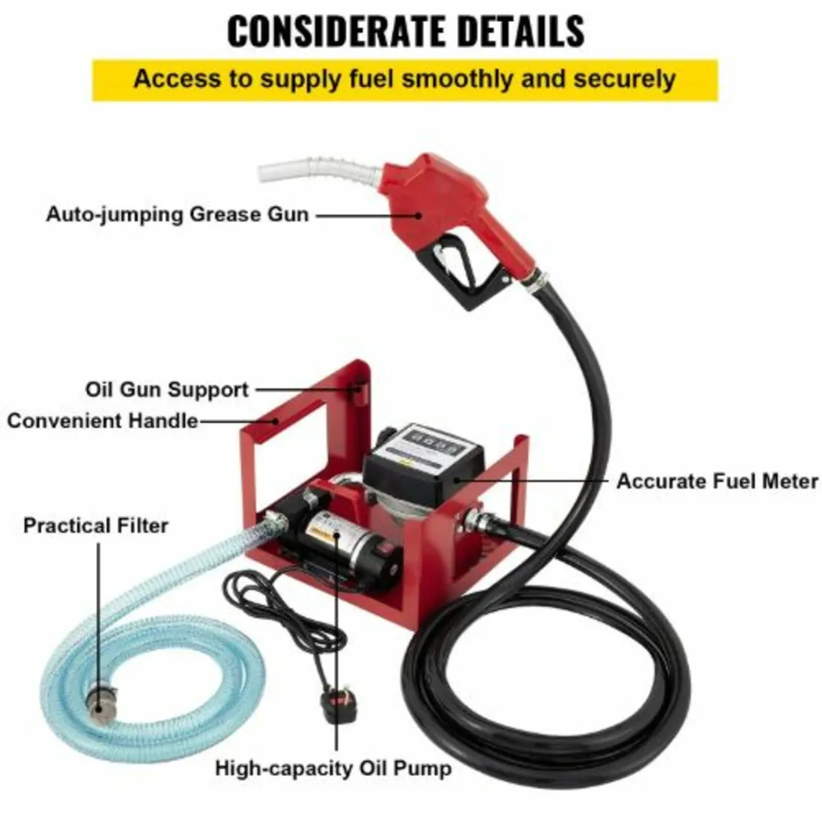 40 L Diesel Pump, Heating Oil Pump, 300 W - Image 3