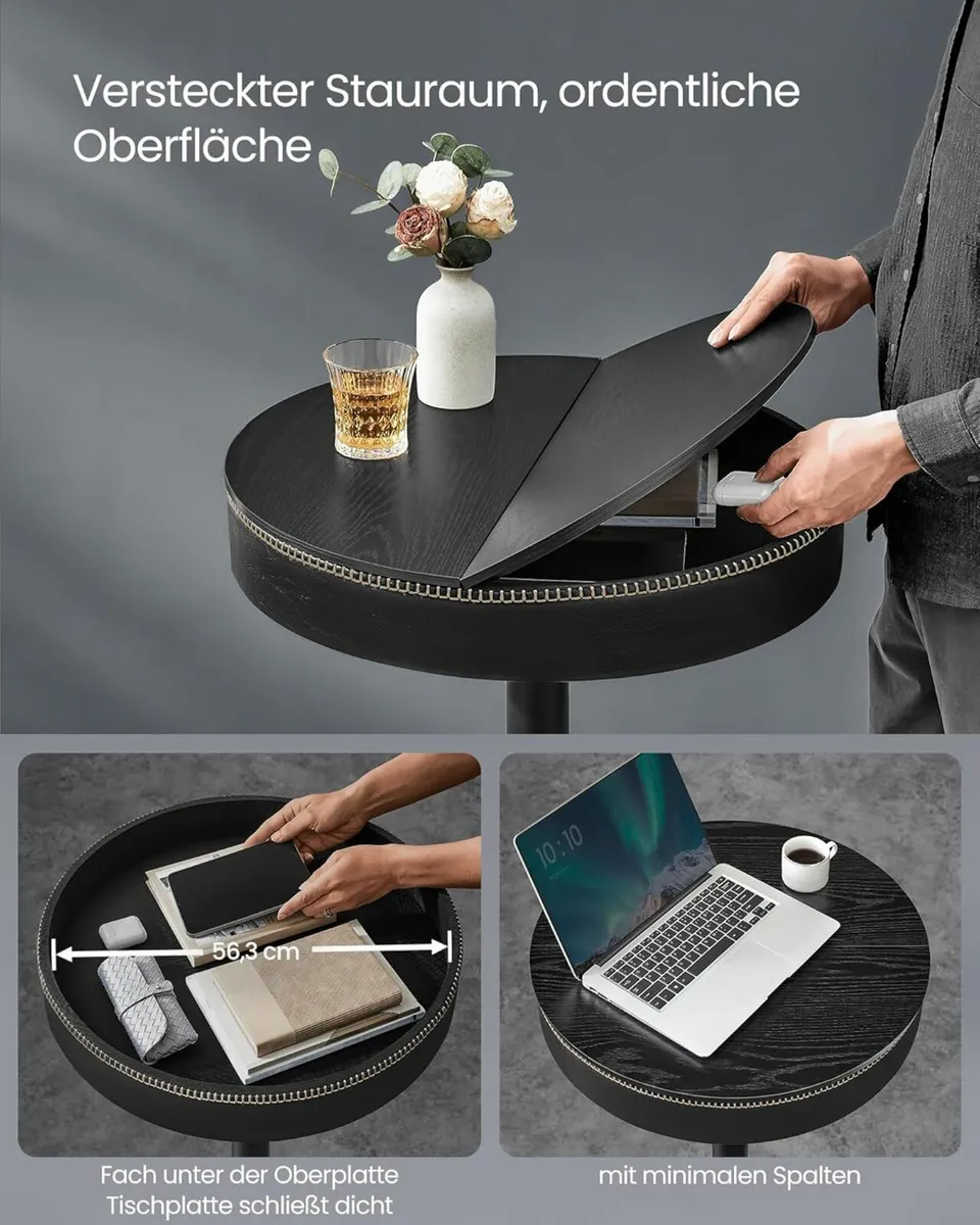 Bar Table Height Adjustable with storage - Image 1