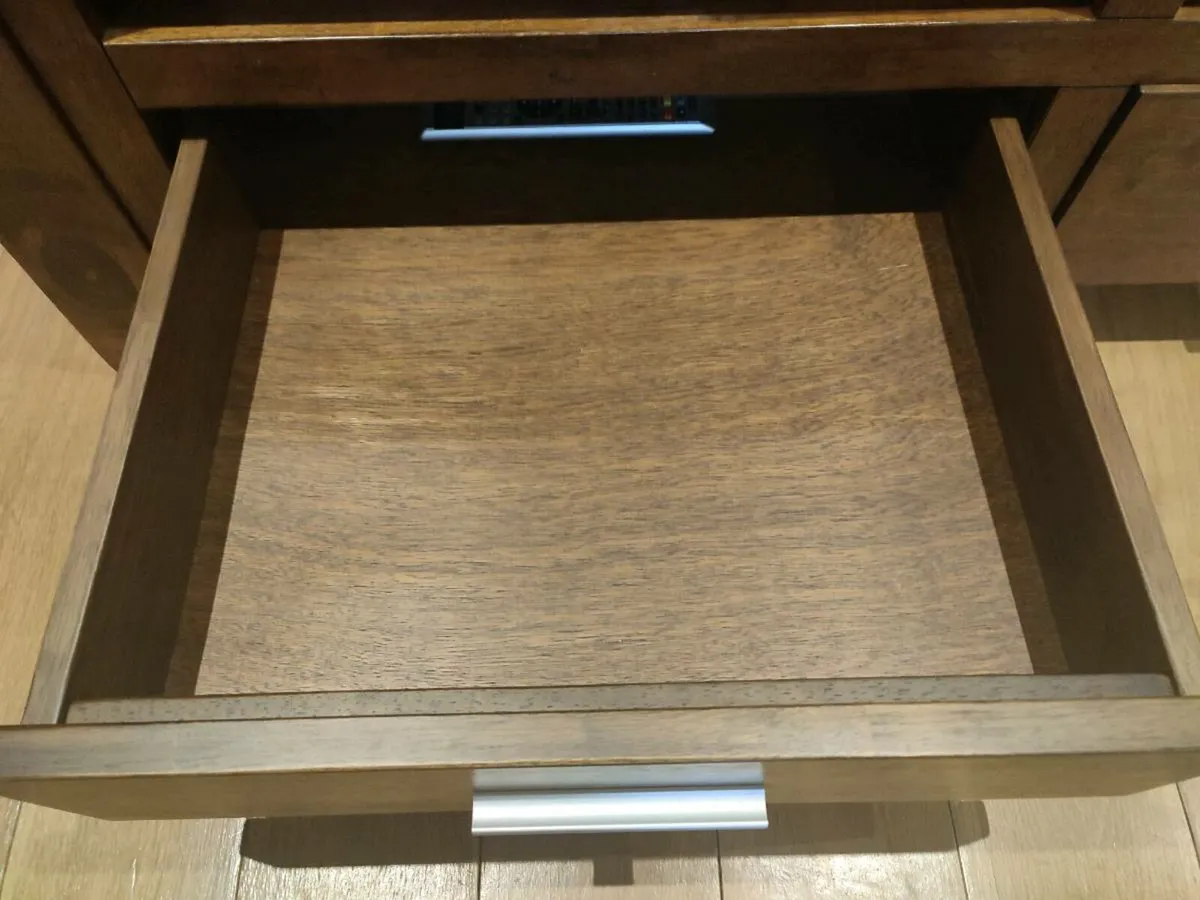 Oak TV unit - Image 3