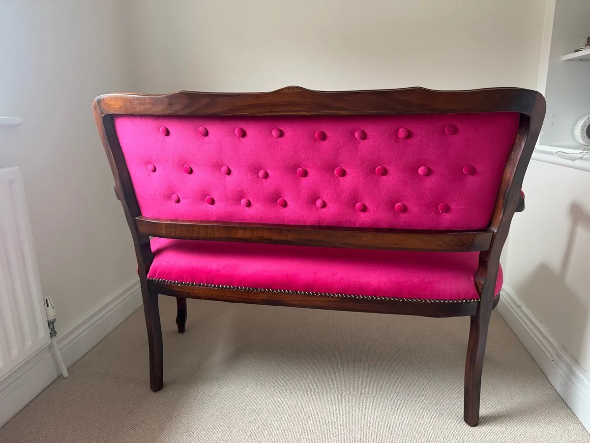 Antique Love Seat - Image 2