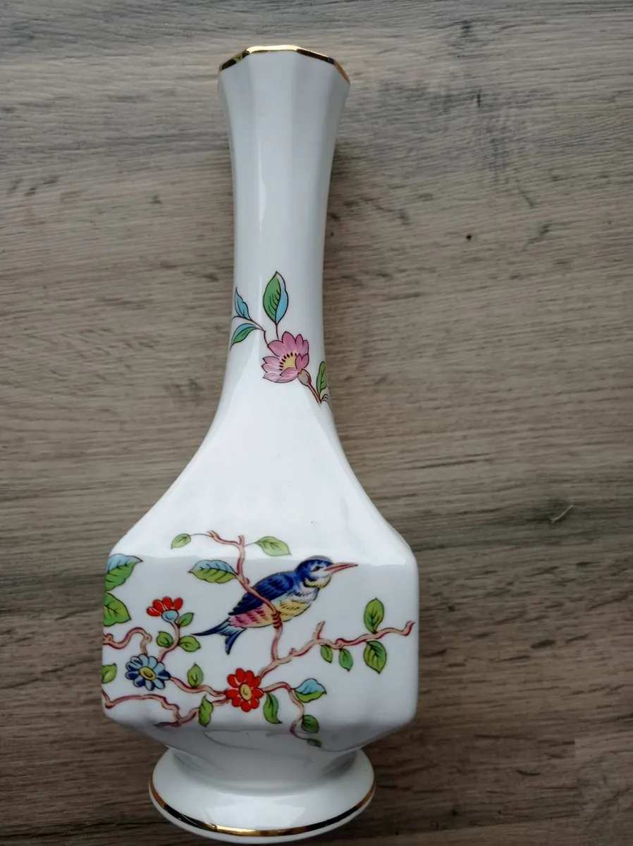 Aynsley vintage vase set of 2 - Image 3