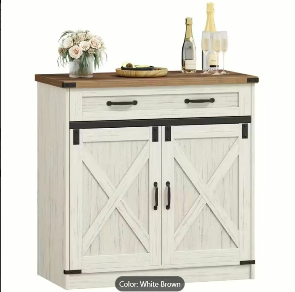Sideboard Cabinet Country  Farmhouse Style - Image 1