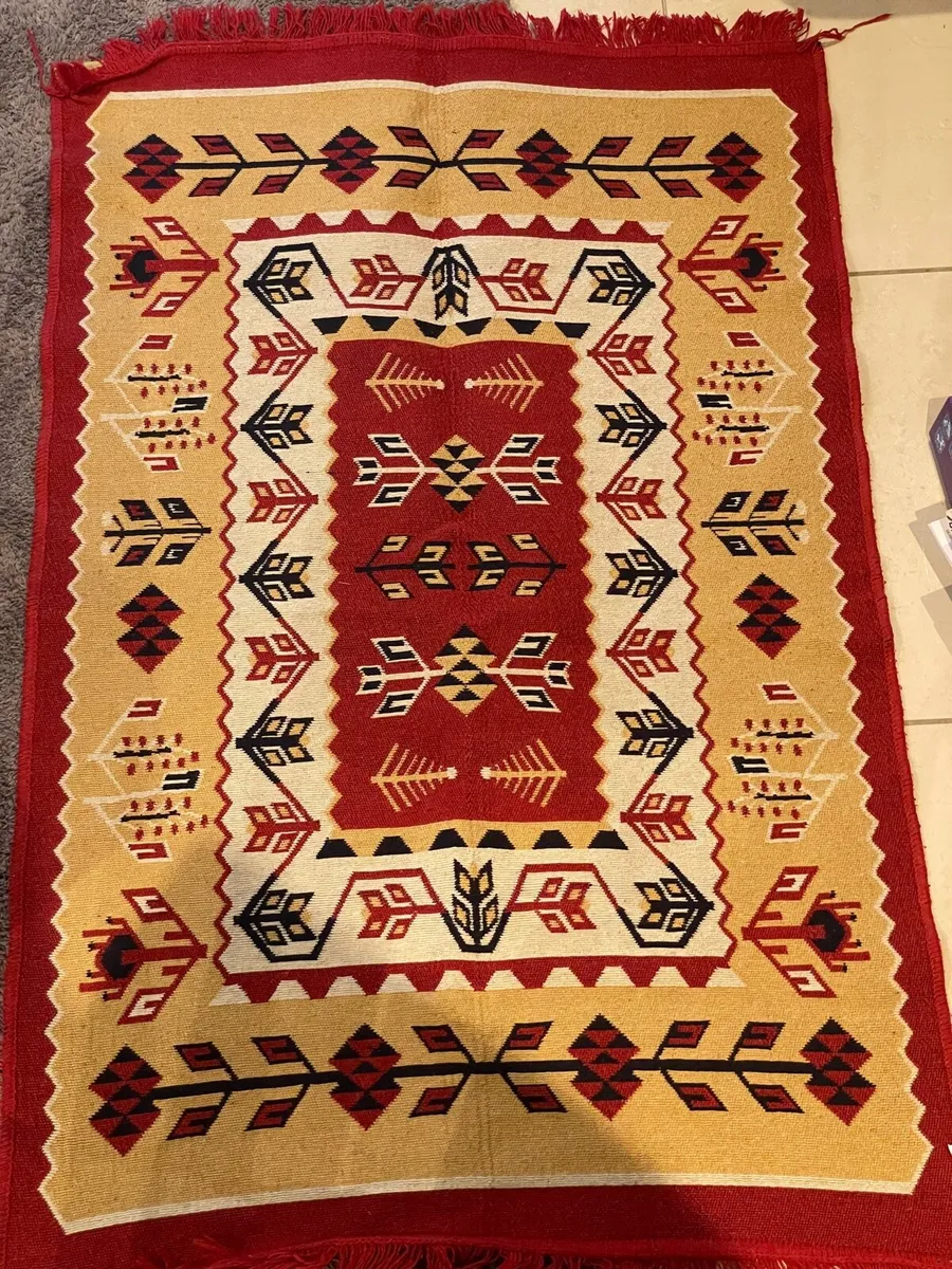 Turkish Kilim Rug 125 x 80 cm - Image 2