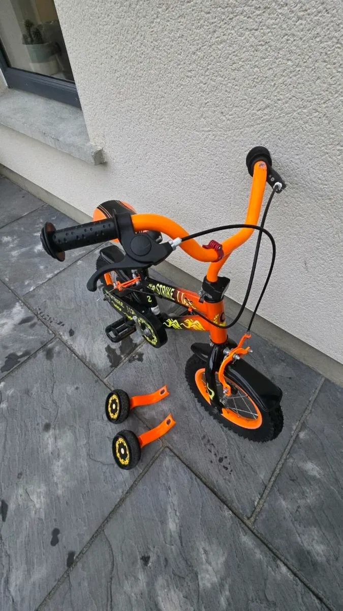12 Inch Strike Bike Orange and Black - Image 3