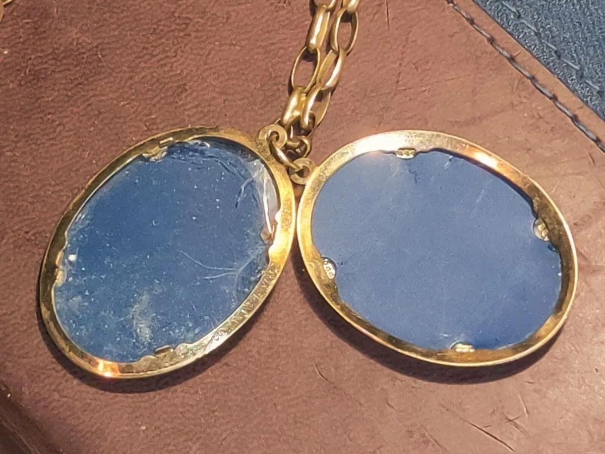 OVAL BELCHER LOCKET, 9CT Gold 11.40g 24"Necklace ! - Image 4