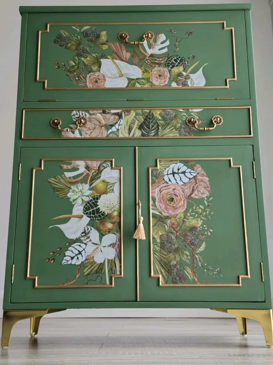 Vintage drinks/cocktail cabinet - Image 2