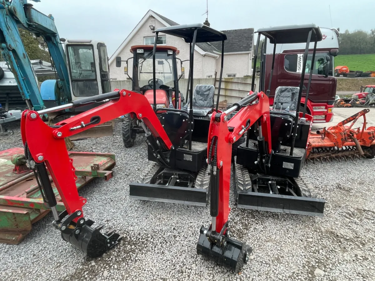 New/unused jpc 1 ton mini diggers - Image 1