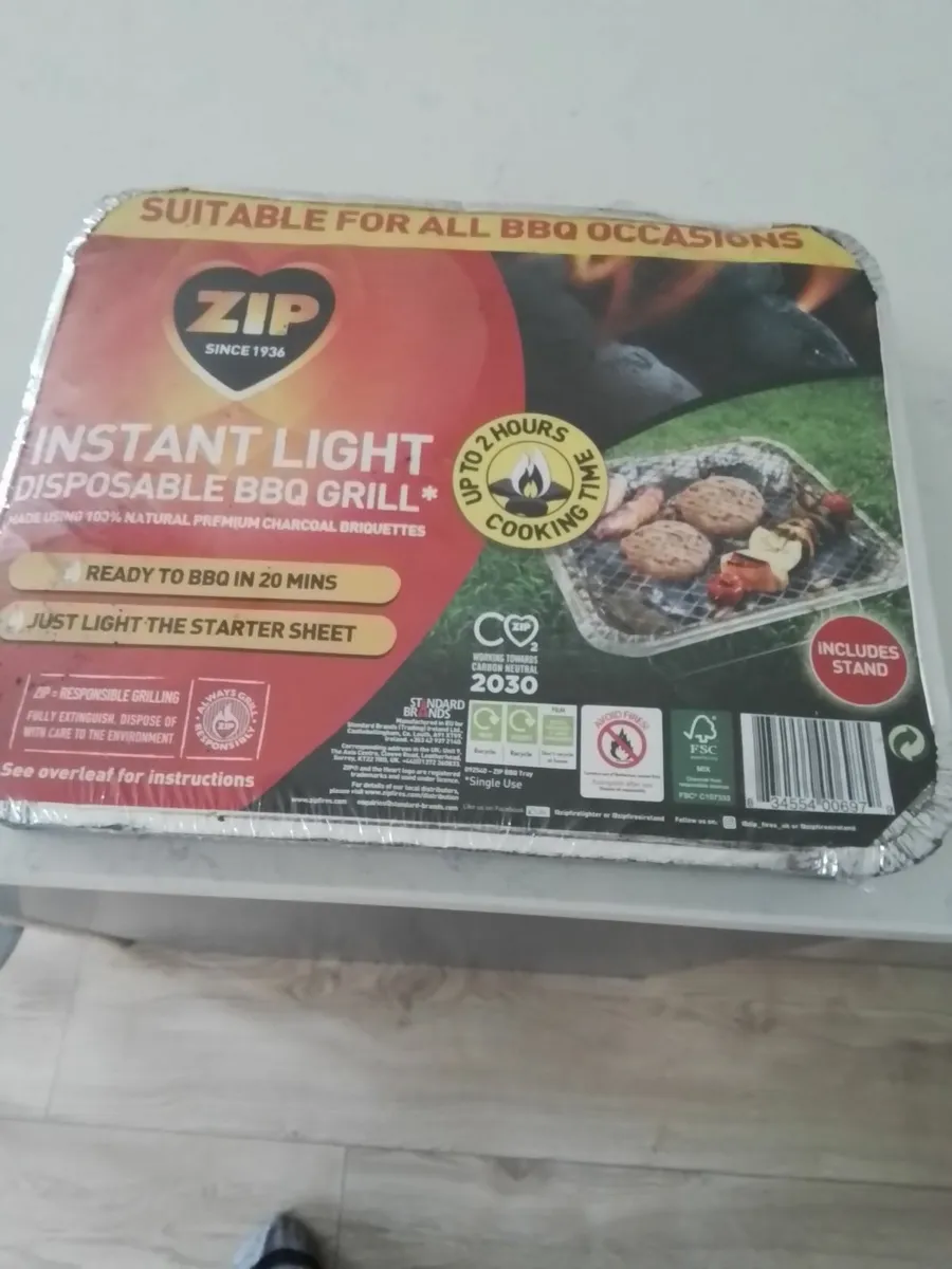 Disposable bbq kits