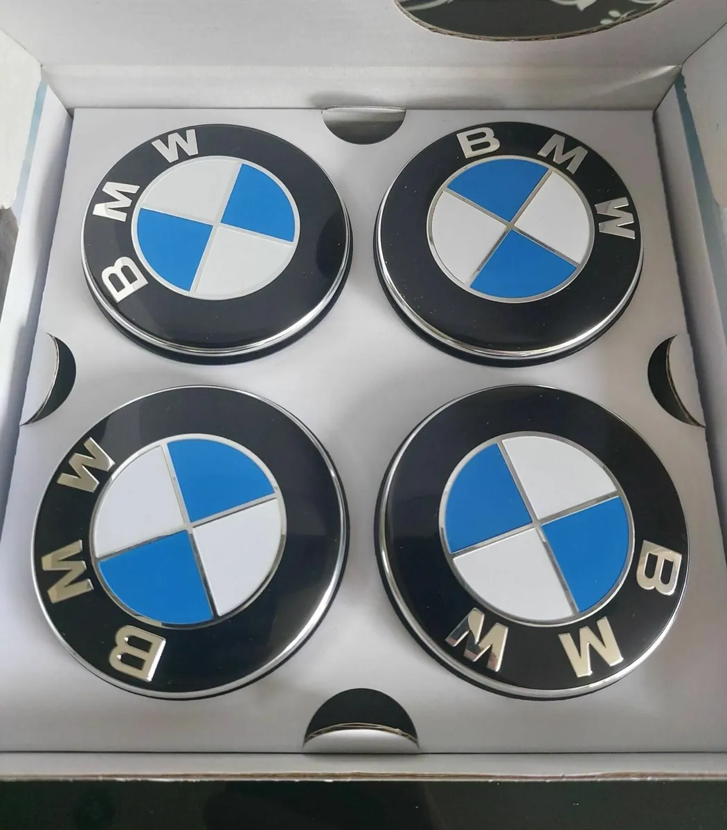 FLOATING BMW centre caps - FREE POST - Image 1