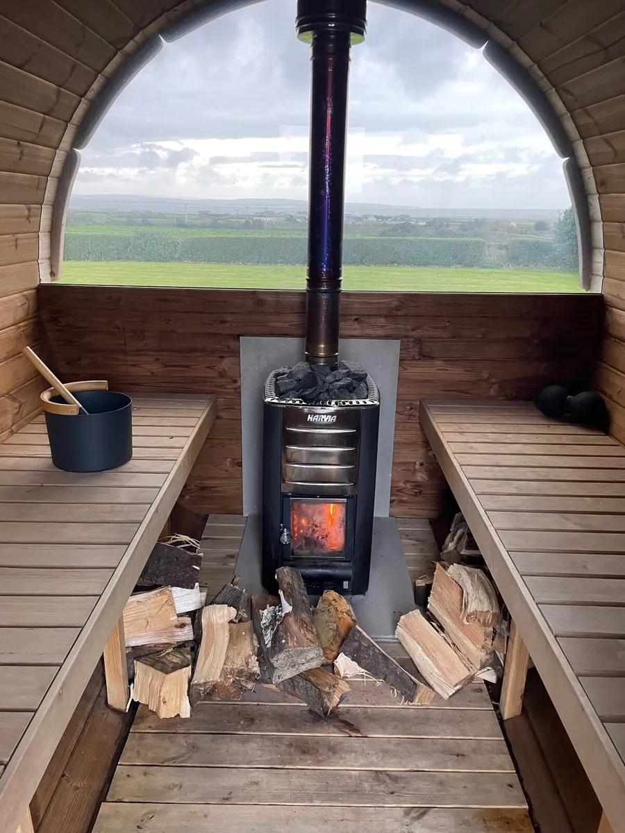 Wood burning Barrel Sauna - Image 1