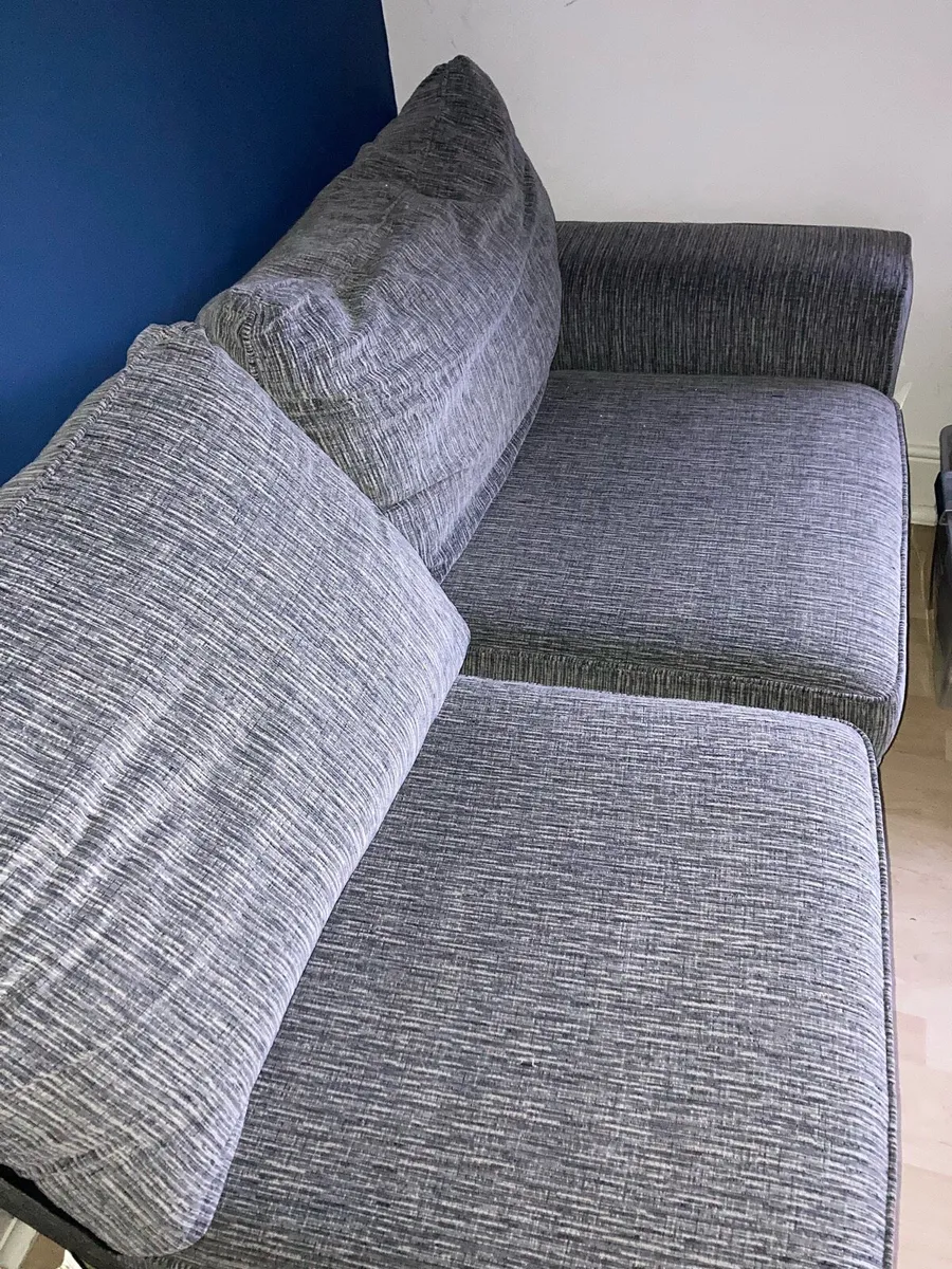 Grey L-shaped sofa - Image 3