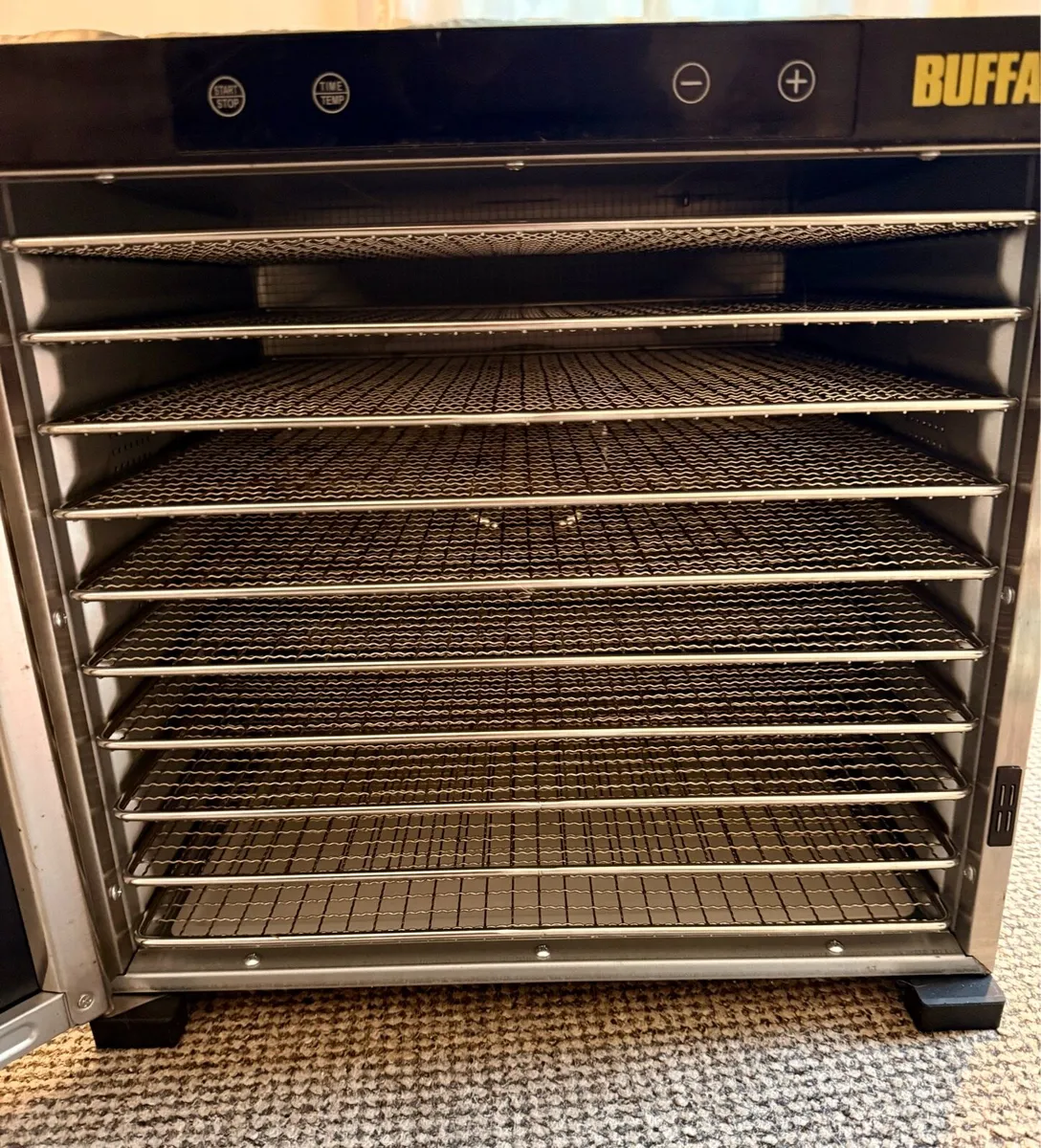 Buffalo 10 Tray Stainless Steel Food Dehydrator - Image 3
