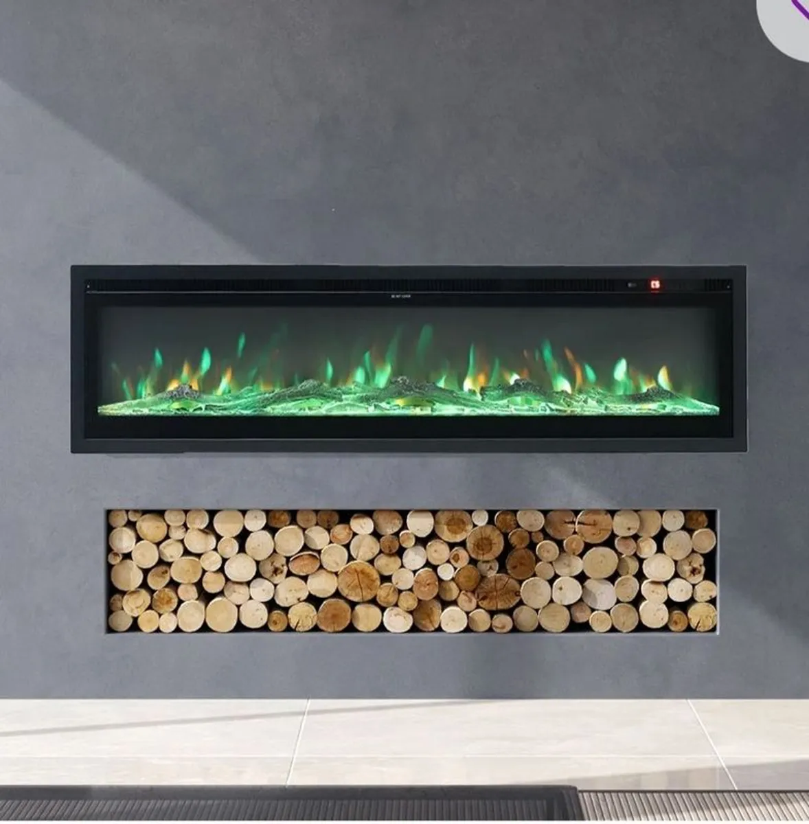 electric inset fire - Image 3