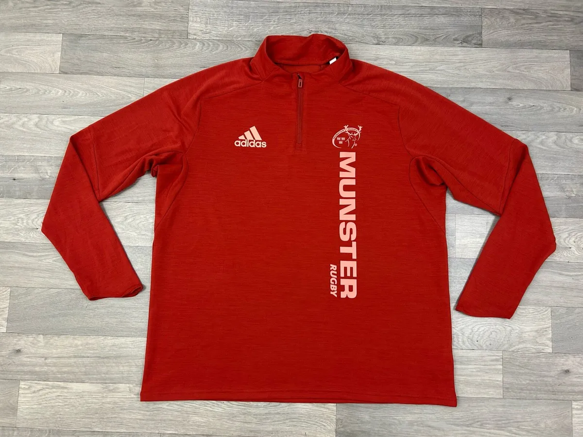 Adidas Munster Rugby Half Zip Jumper Mens XXL - Image 1