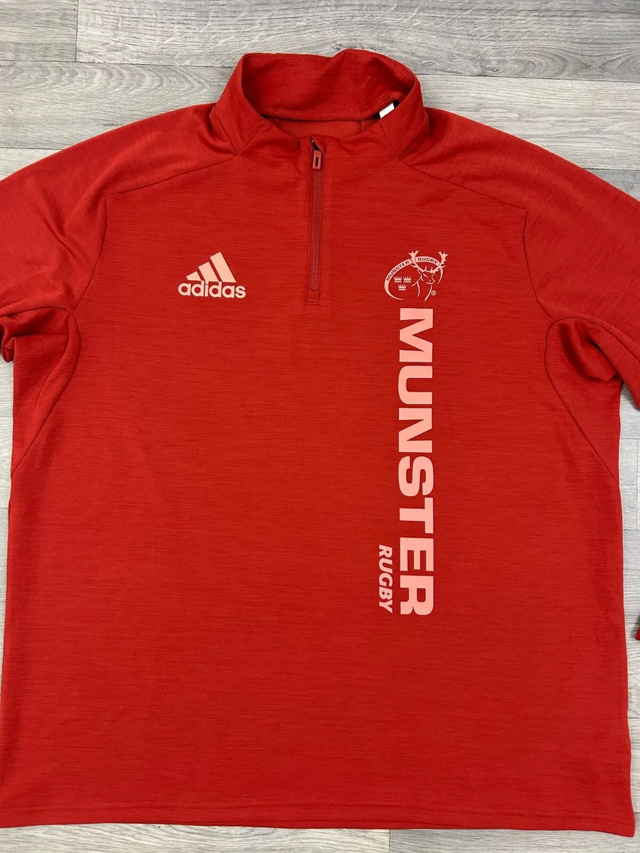 Adidas Munster Rugby Half Zip Jumper Mens XXL - Image 2