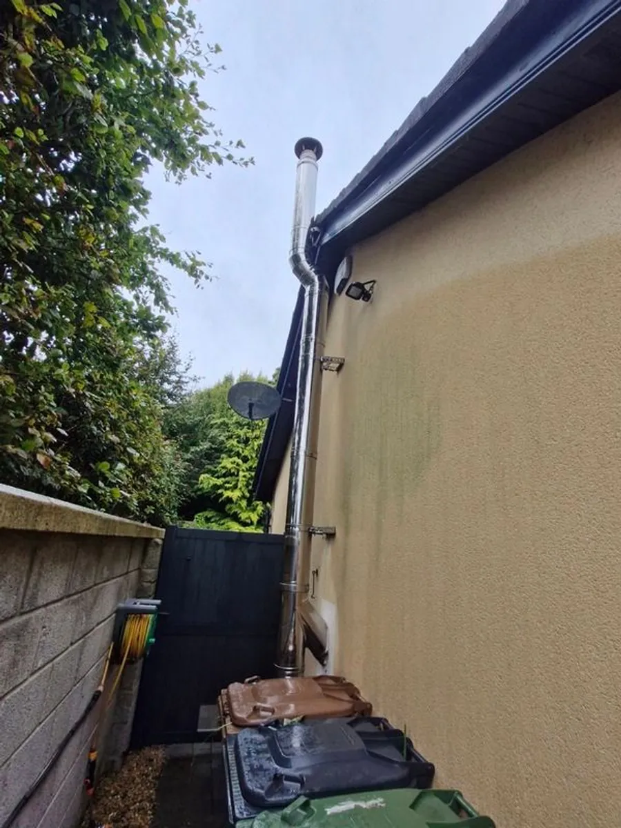 MBS Olimp Plus12KW  Stove and Insulated 4M Chimney. Full Working Setup, Deliveryavailable. - Image 2